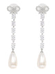Self-Portrait "Bow Pearl Droplet" Earrings