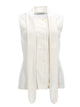 Lemaire Asymmetrical Ribbed Top With Scarf