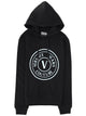 Versace Jeans Couture Felpa Con Logo E Cappuccio