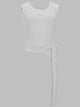 Diesel Crop Top "T-Anky-Tail" Con Lacci