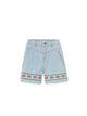 Tinycottons Bermuda Denim "Roses"