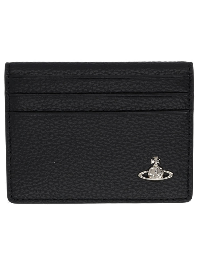 Vivienne Westwood Card Holder With "Orb" Detail