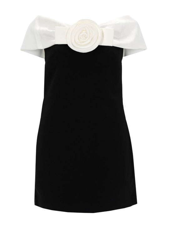 Self-Portrait Mini Dress With Flower Detail