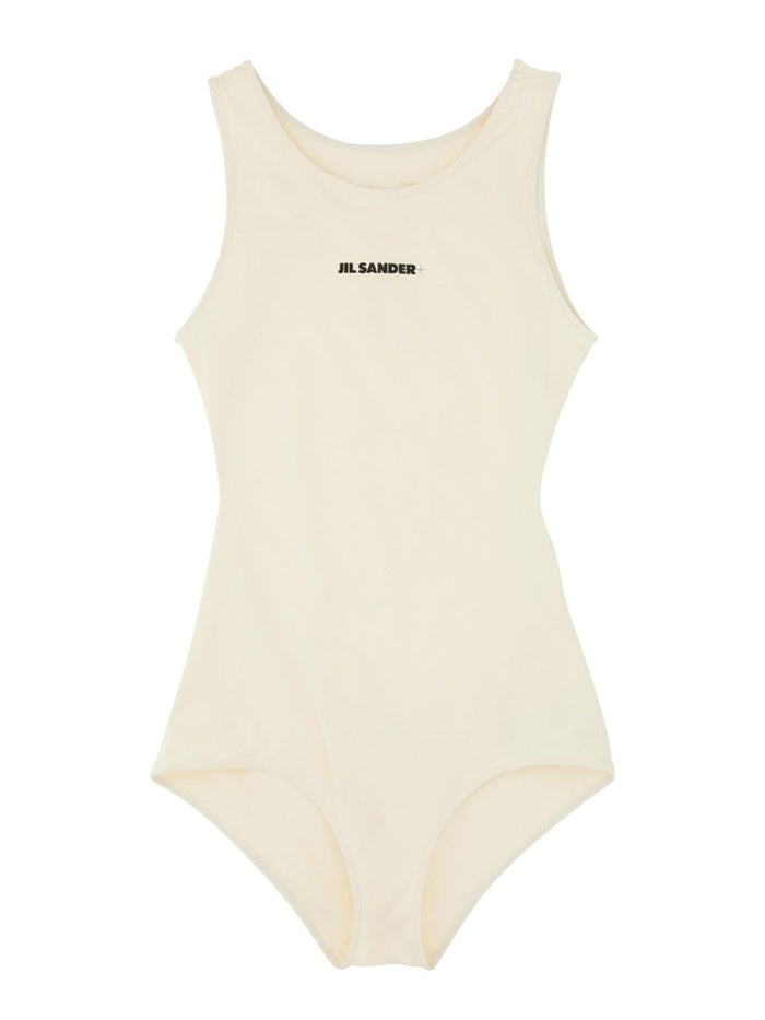 Jil Sander One Piece Swimsuit With Logo