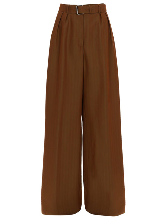 Dries Van Noten Pantalone Sartoriale Con Cintura