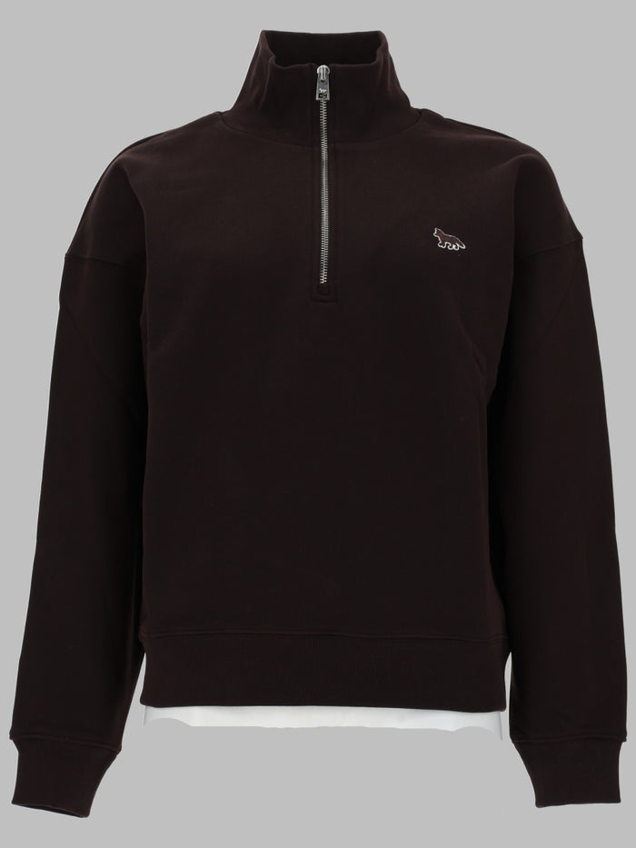 Maison Kitsuné Felpa Con Zip "Baby Fox"