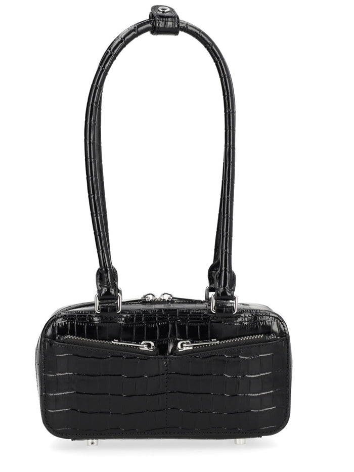 Self-Portrait Bag With Crocodile Effect