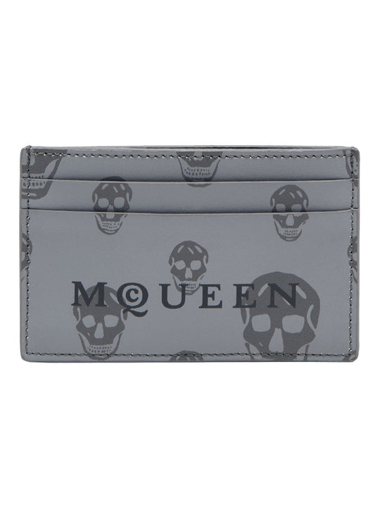 Alexander Mcqueen Card Holder "Skull"