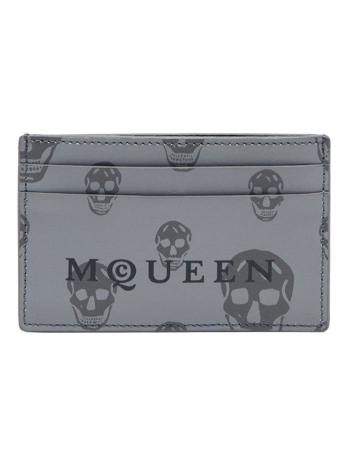 Alexander Mcqueen Card Holder "Skull"