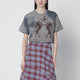 Vivienne Westwood Grey Mélange Tshirt With Logo Print