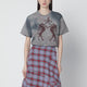 Vivienne Westwood Grey Mélange T-Shirt With Logo Print