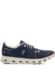 On Running Midnight White Polyester Cloud 6 Sneakers