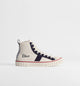 Dior Blue Leather Rubber Sneakers