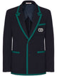 Valentino Wool Single-Breasted Blazer