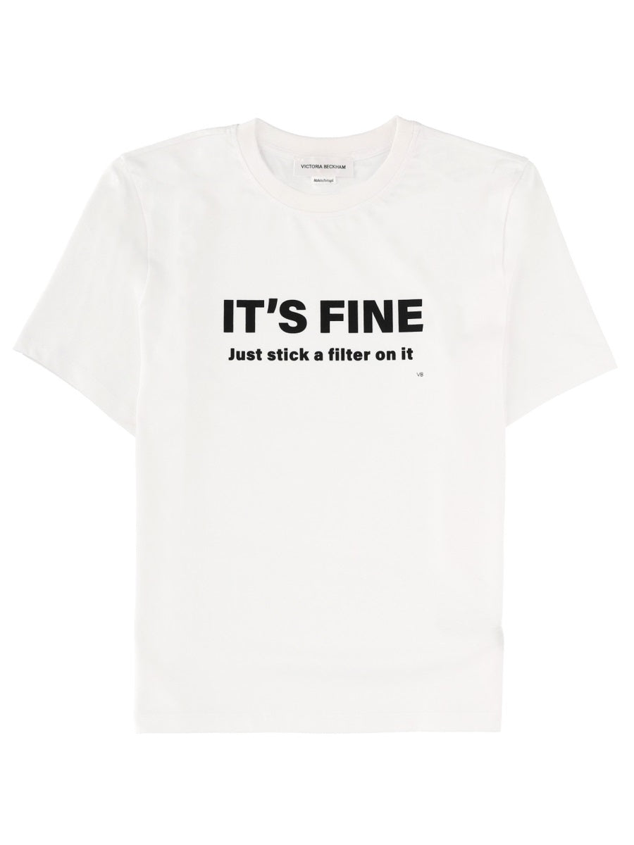 Victoria Beckham "Its Fine, Just Stick A Filter On It" T-Shirt