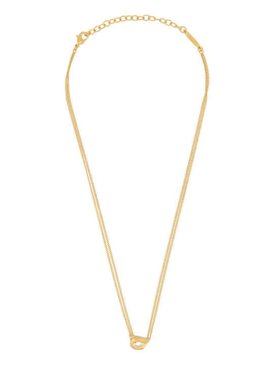 Ferragamo "Hooks" Pendant Necklace