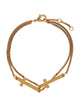 Dsquared "Jesus" Bracelet With Cross Pendant