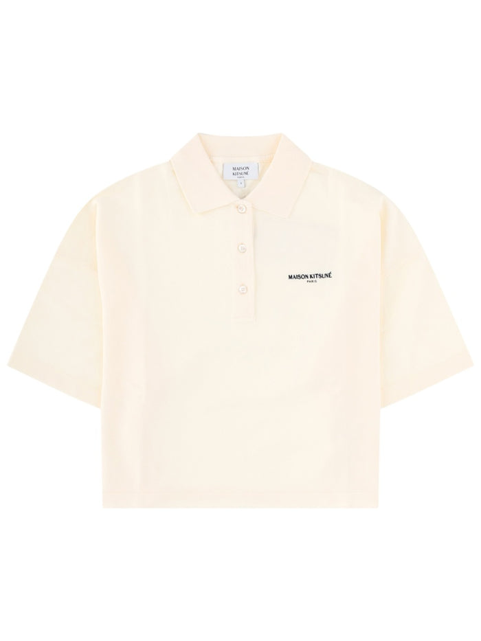 Maison Kitsuné Polo Con Logo