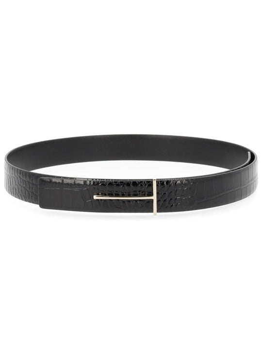 Tom Ford Belt With Buckle "T"