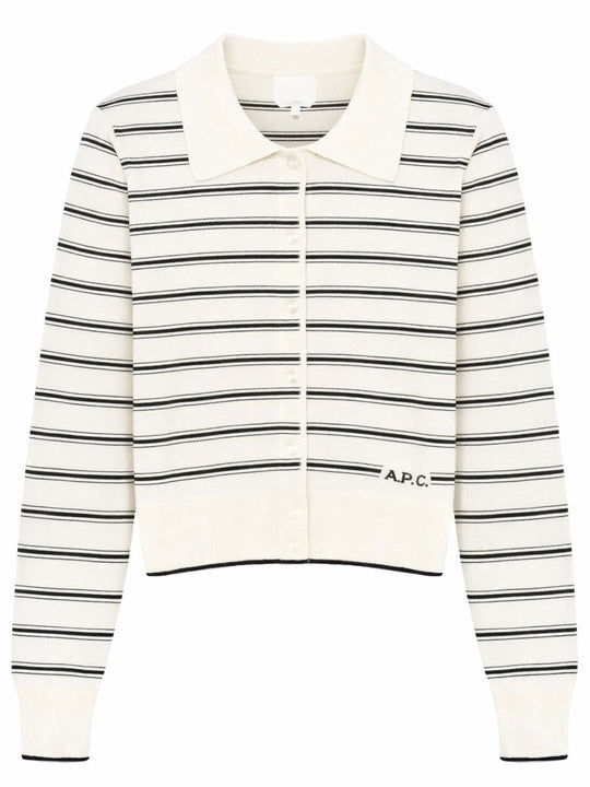 A.p.c. Cardigan With Polo Collar