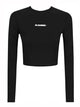 Jil Sander Cropped Top With Logo