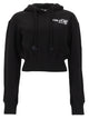 Versace Jeans Couture Felpa Crop Con Logo