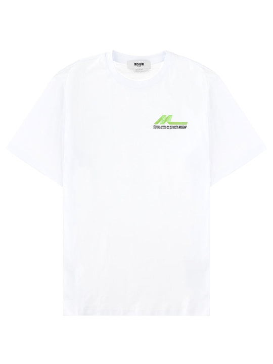 Msgm T-Shirt Con Logo
