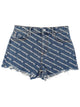 Alexander Wang Shorts With All Over Logo