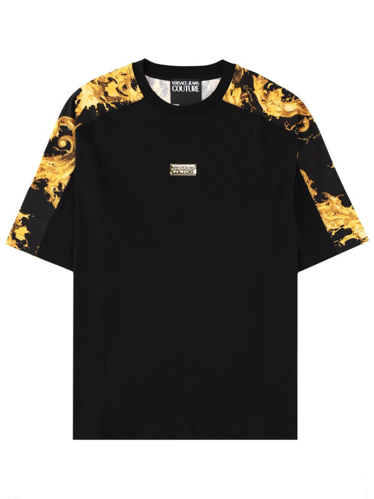 Versace Jeans Couture T-Shirt With Logo Plaque