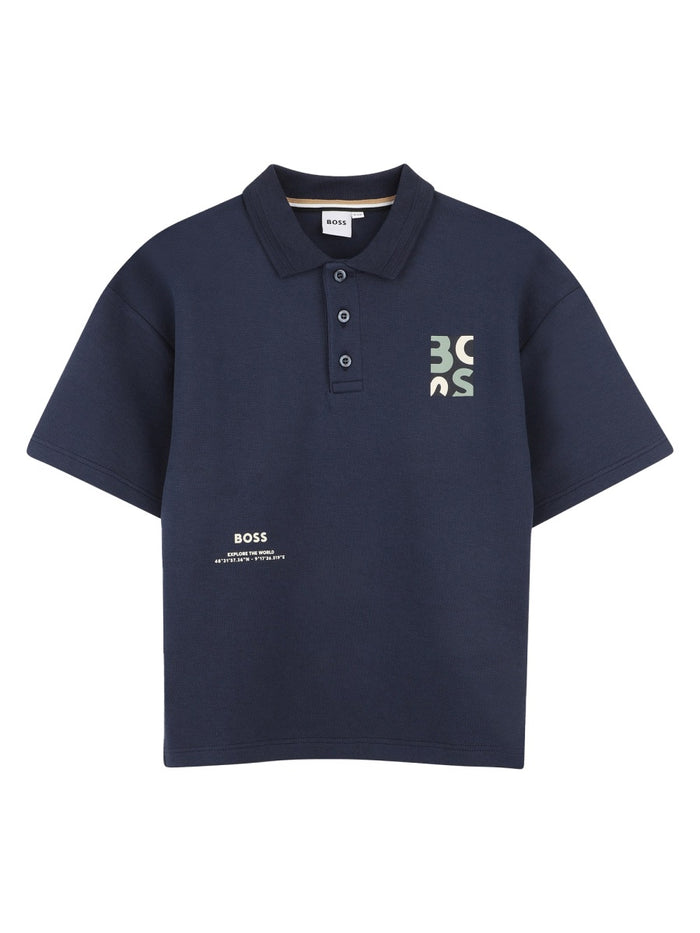 Boss  Polo Maniche Corte Con Logo