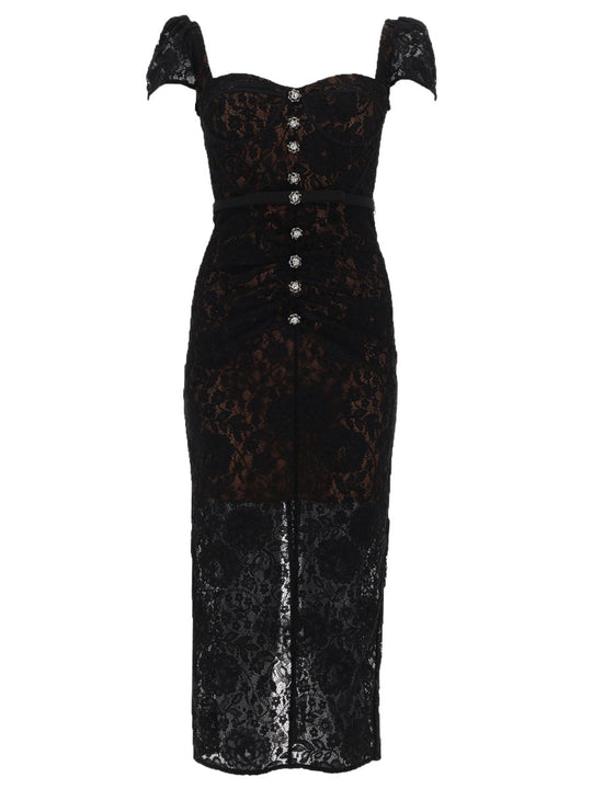 Self-Portrait Lace Midi Dress