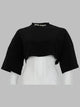 Palm Angels T-Shirt Cropped Con Logo