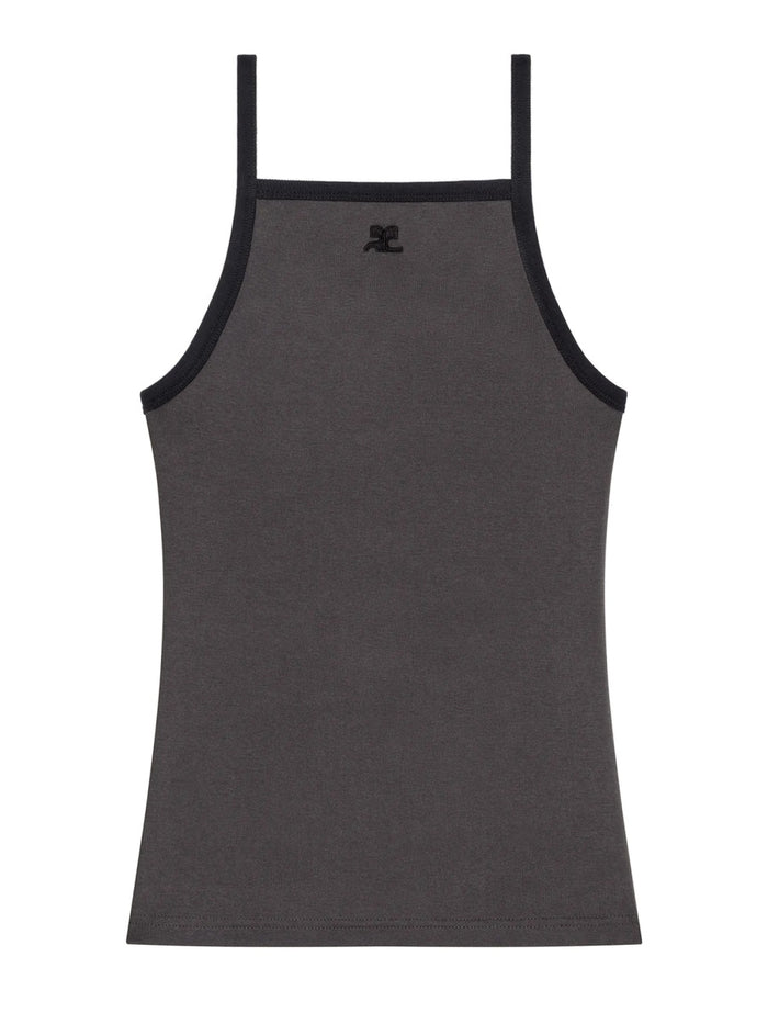 Courreges Contrasting Tank Top