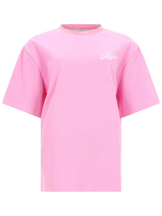 Msgm T-Shirt Con Logo