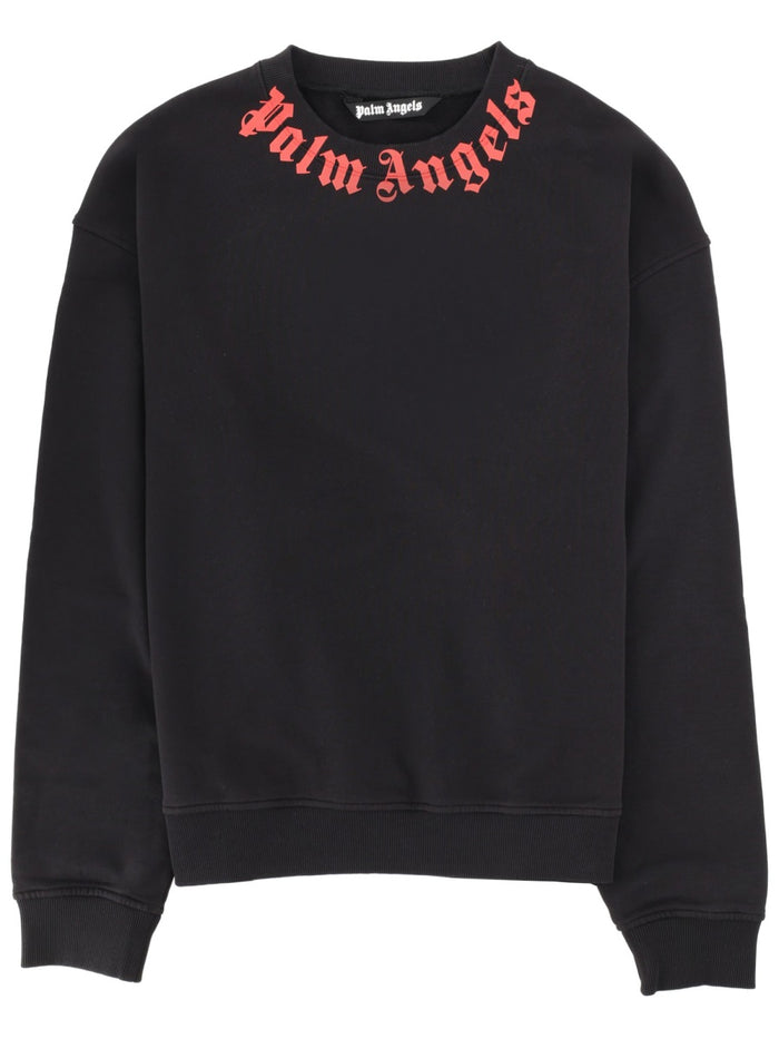 Palm Angels Felpa Con Logo