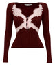 Self-Portrait Top With Lace Details