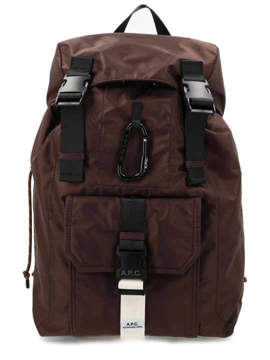 A.p.c. Backpack "Trek" With Logo