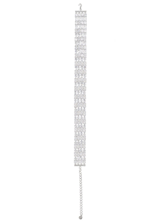 Self-Portrait "Crystal" Choker Necklace