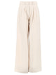 Pt Torino Pantalone "Frankie" In Lino E Cotone