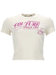 Versace Jeans Couture T-Shirt Con Logo Glitterato