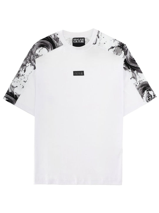 Versace Jeans Couture T-Shirt Con Placca Logo