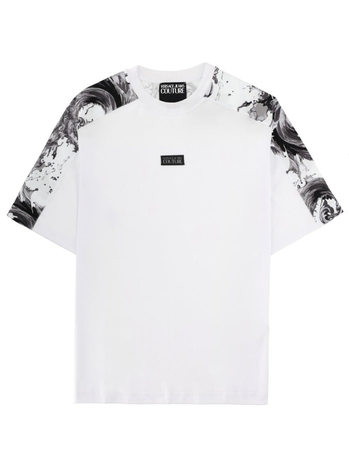 Versace Jeans Couture T-Shirt Con Placca Logo