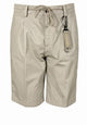 Manuel Ritz Beige Cotton Shorts