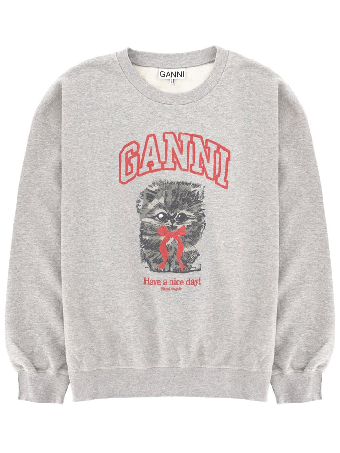 Ganni Sweatshirt With Print