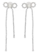 Self-Portrait "Crystal Droplet Bow" Earrings