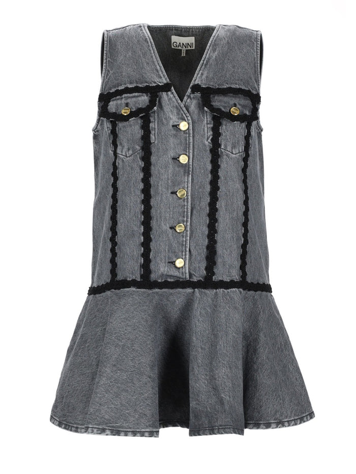Ganni Cotton Mini Dress