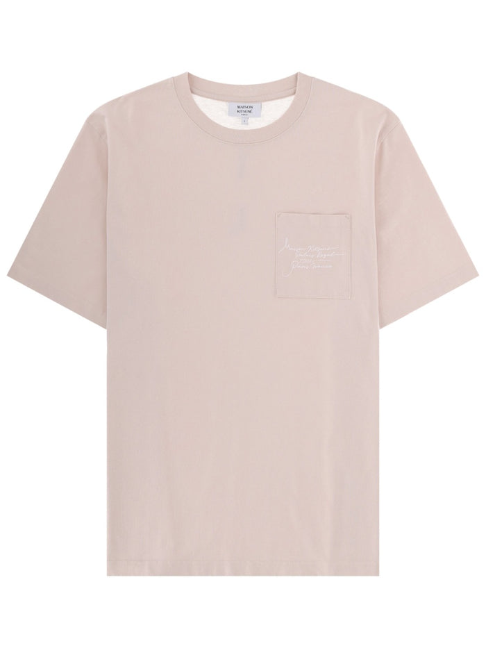 Maison Kitsuné T-Shirt "Poetic Script"