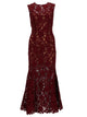 Self-Portrait Floral Lace Midi Dress