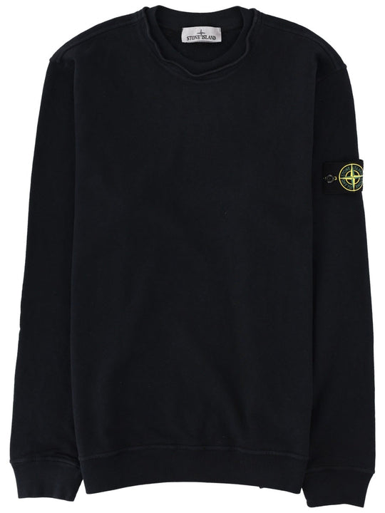 Stone Island Felpa Con Patch Logo