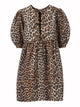 Ganni Leopard Print Mini Dress